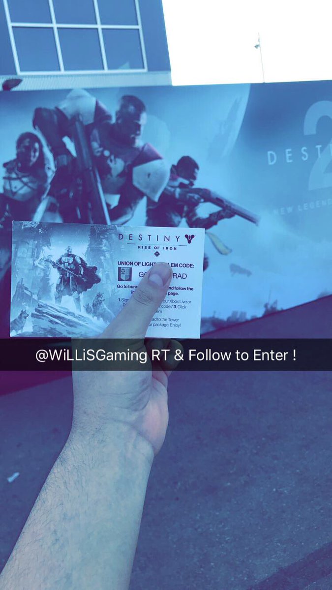 WiLLiSGaming's tweet image. Union of Light Giveaway !
RT, Tag 1 friend &amp;amp; Follow @WiLLiSGaming to Enter !
#Destiny2