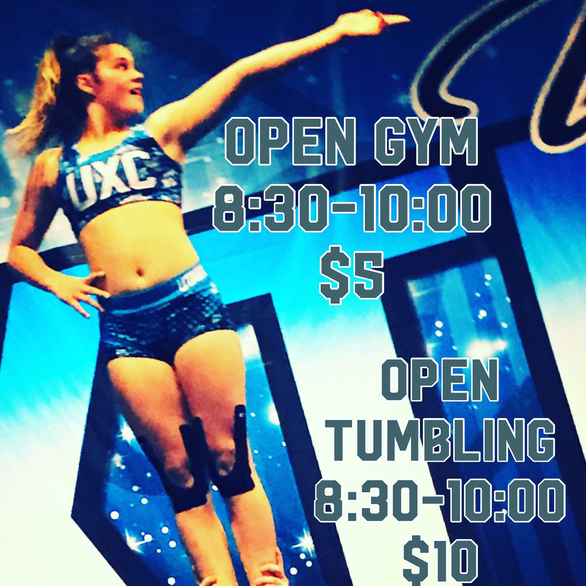 utahxtremecheer's tweet photo. HAPPENING TONIGHT!!!!!!!  Come on down!  #UXC #utahxtremecheer #opengym #tumblingclass #partnerstunting #groupstunting #progress #noexcuses https://t.co/ON2ZzqnU1U