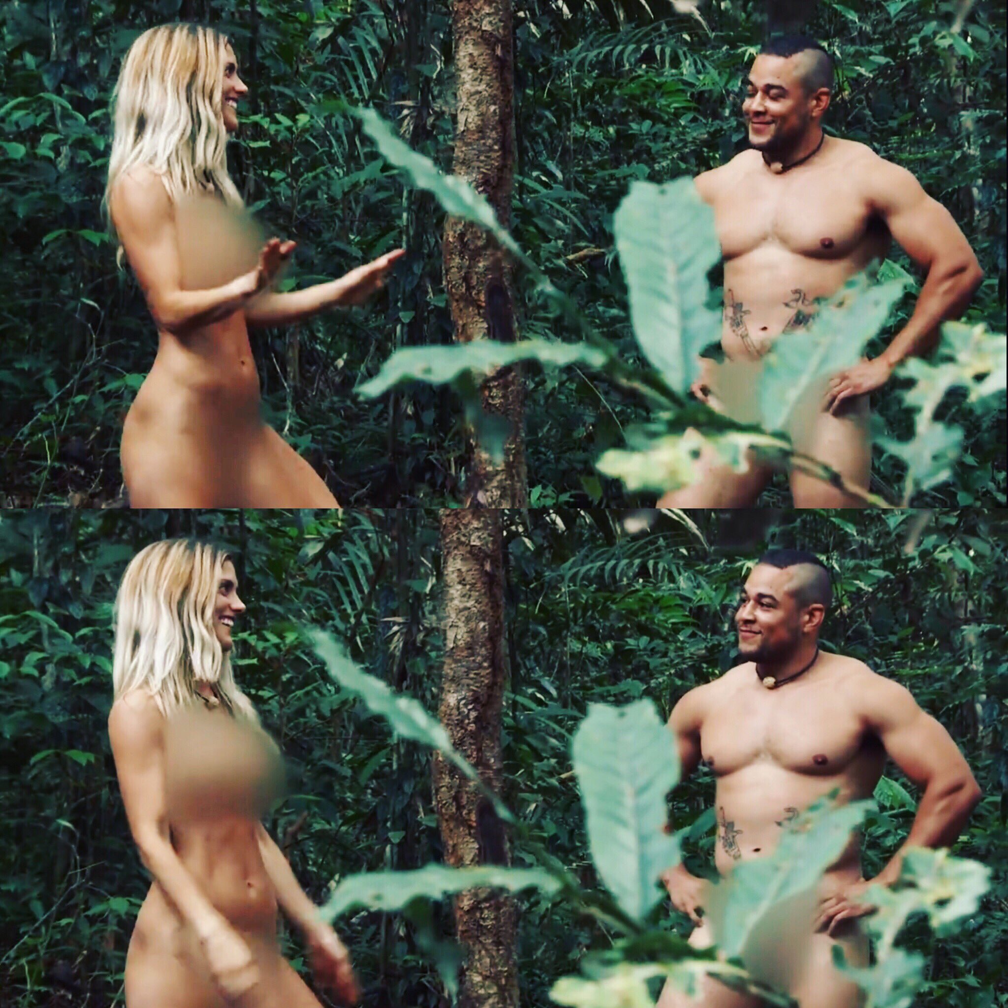 Melissa Miller on X: Meeting my partner for the first time, assuring him I  was just looking down to shake his hand 😅#NakedAndAfraid  t.cogJtlNvLdMV  X