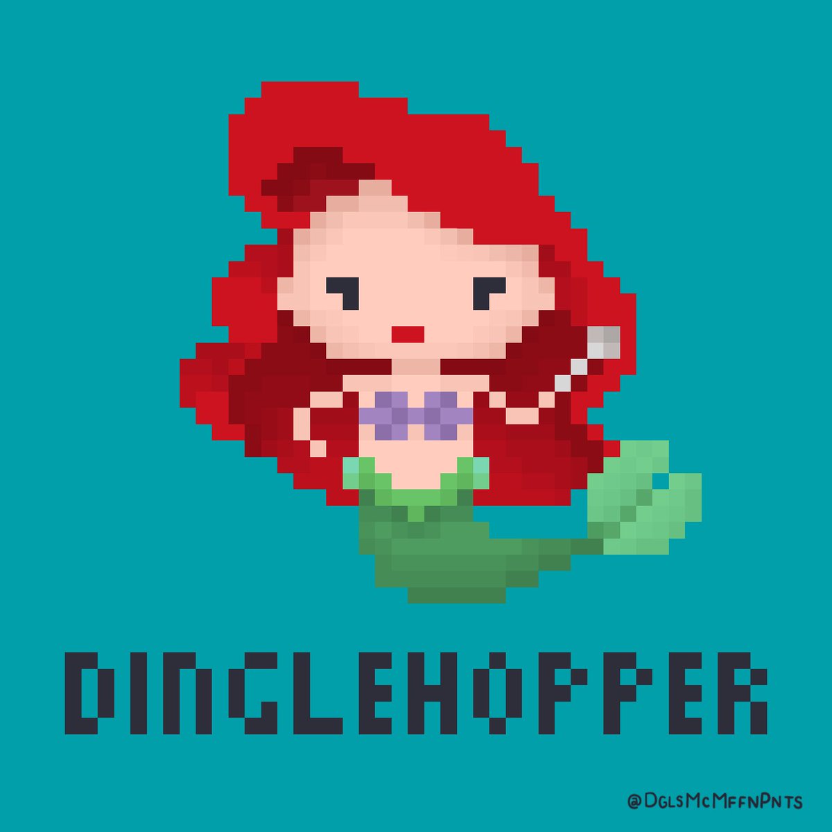 DglsMcMffnPnts's tweet photo. I couldn't resist making Ariel for #MerMay
#PixelArt #Disney #Pixeld https://t.co/Hw4GSca4E9