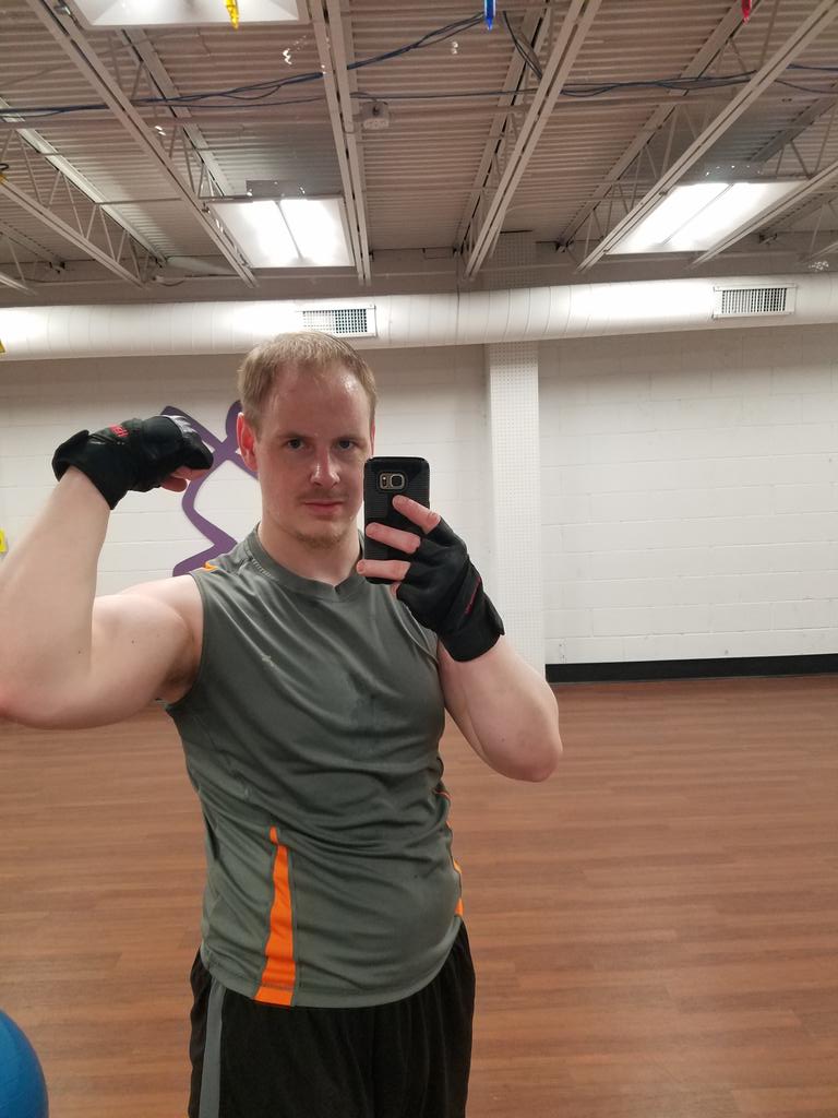 Putting in work on my day off from 1334 to stay in shape to help lead our #goals