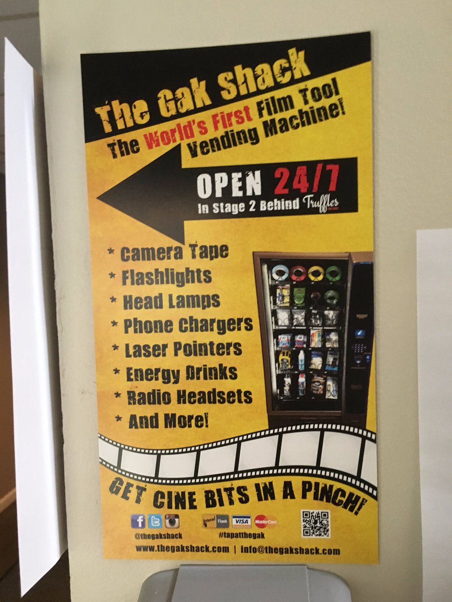 Rapid Reload now available @thegackshack film supply vending machines at #MammothStudios and #NorthShoreStudios. #RapidReload #SPFX #VanCity