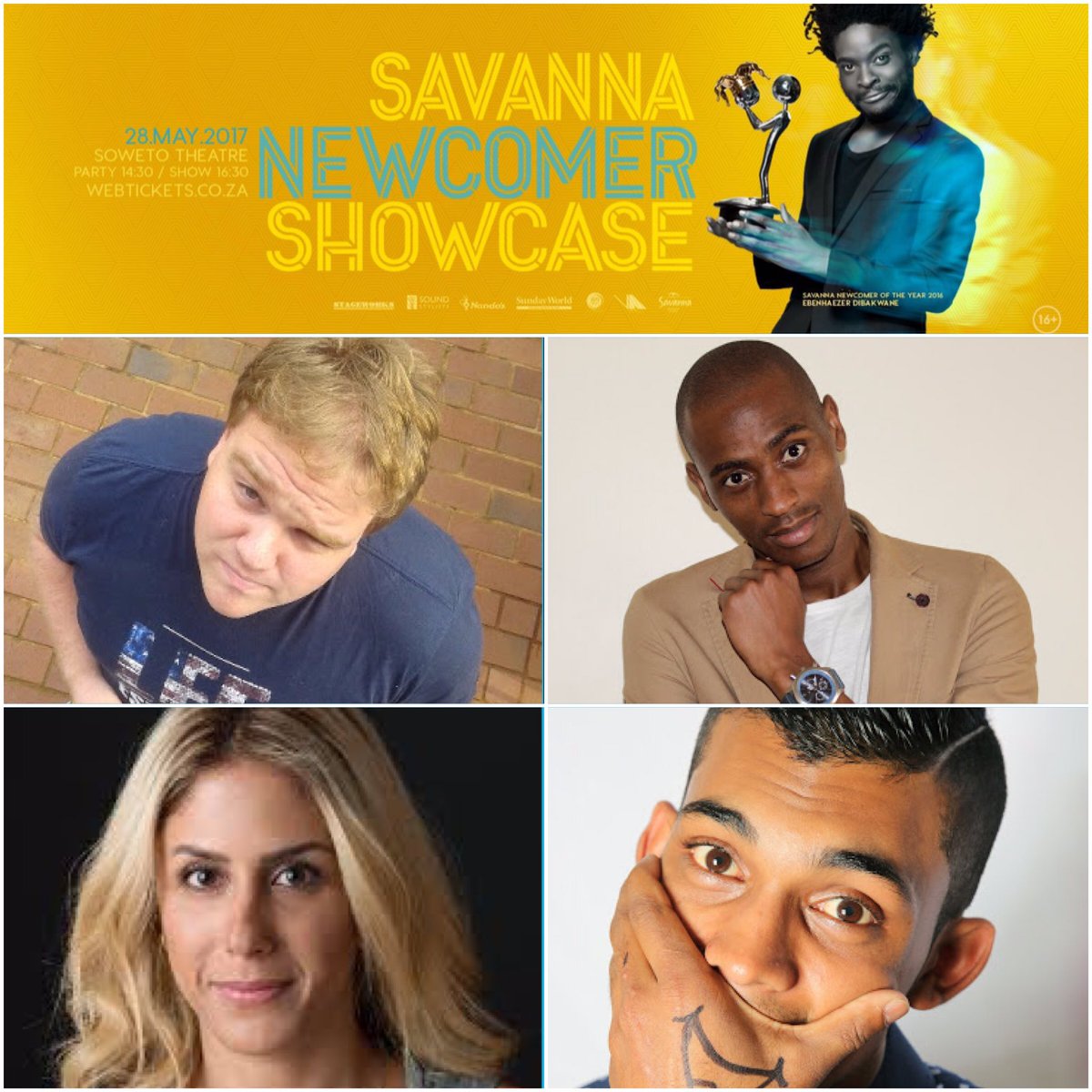 ComicsChoice's tweet image. Savanna Newcomer Showcase performers @gillog, 
 @mfundo_ndovela #SavannaCCA see them live on 28 May! Tickets here 👉 goo.gl/xXbJuv