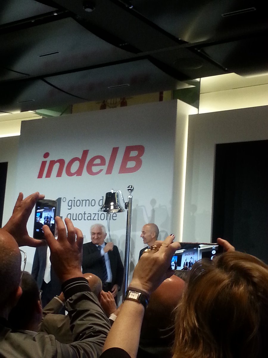 fusi79's tweet photo. #ringthebell per #IndelB
#suono #campanella
#quotazione #ipo #debutto @BorsaItalianaIT @indelb 
#pmi #imprese #startup #madeinitaly https://t.co/p6n5M5P1Uq