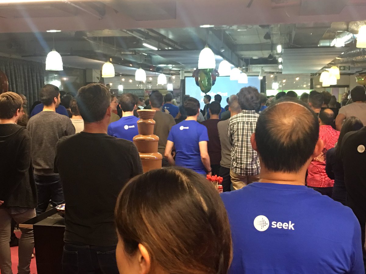 grillp's tweet photo. Seek hackathon awards ceremony on the go! #hackate #AusHackWeek https://t.co/hRPfTiImcw