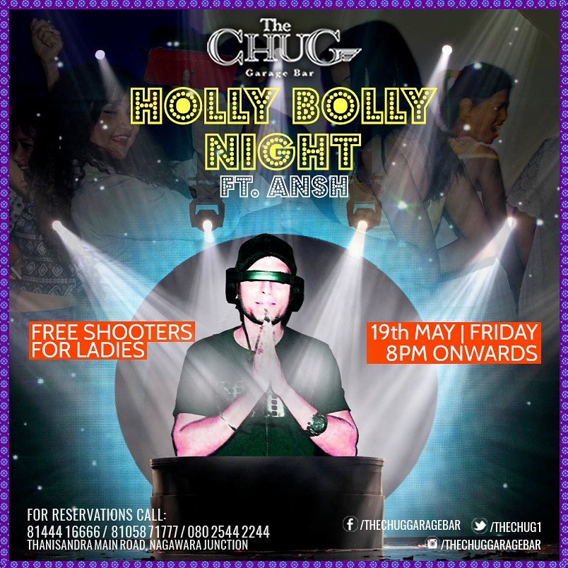 Thechug1's tweet photo. #HollyBollyNights || Ansh || #Bollywood
Call: 8144416666 / 8105871777 / 08025442244

#TheChugGarageBar #Chugin #ManyataTechPark #Bengaluru https://t.co/Thuo1hR5Eq