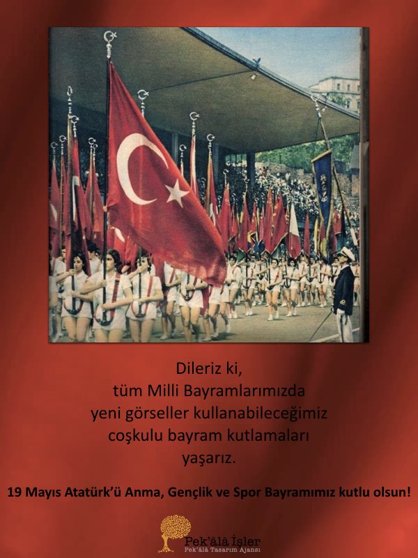PekalaIsler's tweet photo. Yine coşkuyla kutlamak dileğimizle #19MayısAtatürküAnmaGençlikveSporBayramı'mız kutlu olsun. 

#19Mayıs https://t.co/orlfjULe7Q