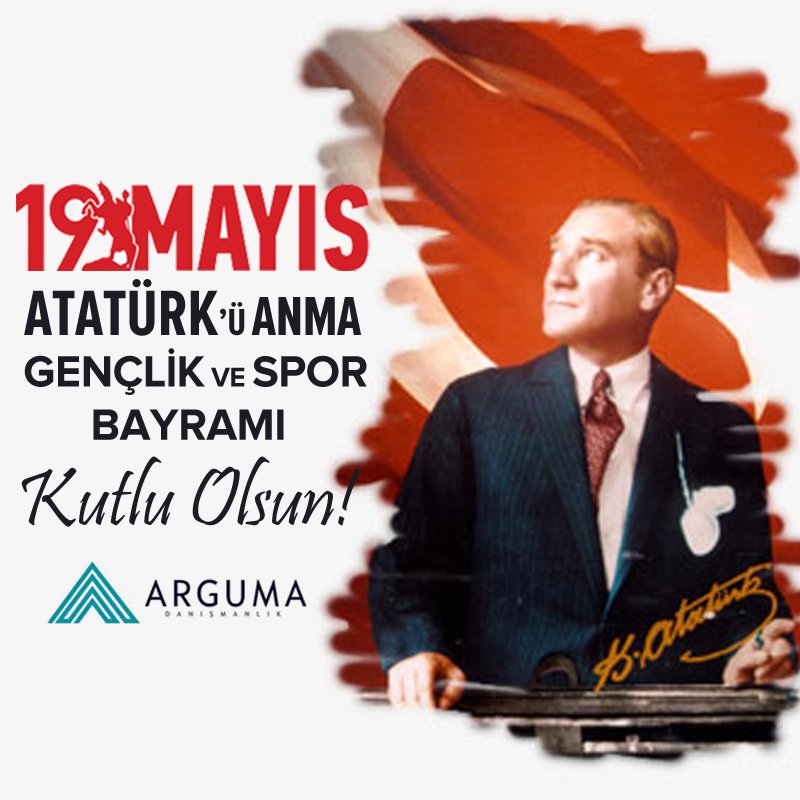 Arguma_'s tweet photo. 19 Mayıs Atatürk'ü Anma, Gençlik Ve Spor Bayramı'mız Kutlu Olsun. https://t.co/ob2llHUzdk
