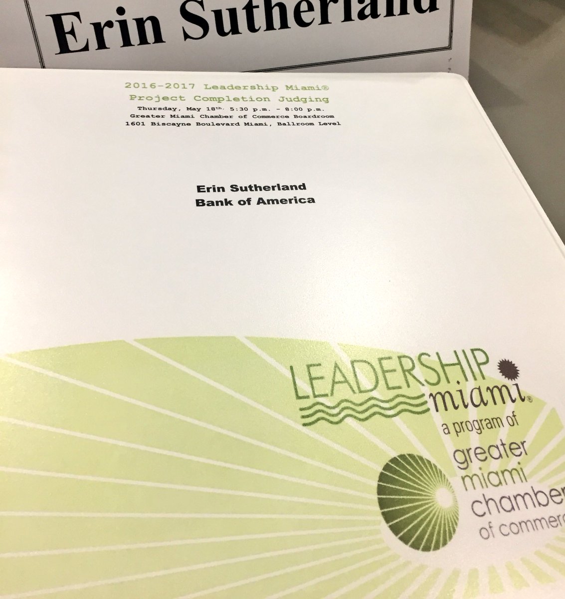 ErinRoseSuth's tweet photo. Project Completion Judging for #LeadershipMiami - tough decisions to be made. Congrats to all #LM38 participants - incredible projects! https://t.co/dJTzbiROe9
