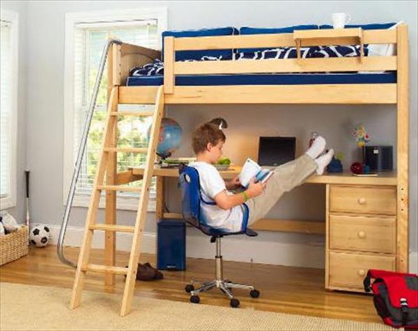 pallet loft bed