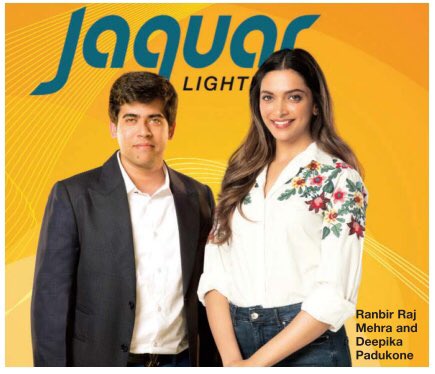 Jaquar Lighting signs Deepika Padukone as Brand Ambassador