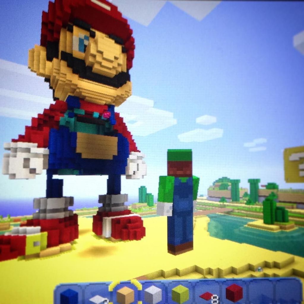 CartoonistDude's tweet image. Your looking a bit bluer then usual #Mario #minecraft #firsttimebuilder #sonicthehedgehog #supermario bit.ly/2pRk11u