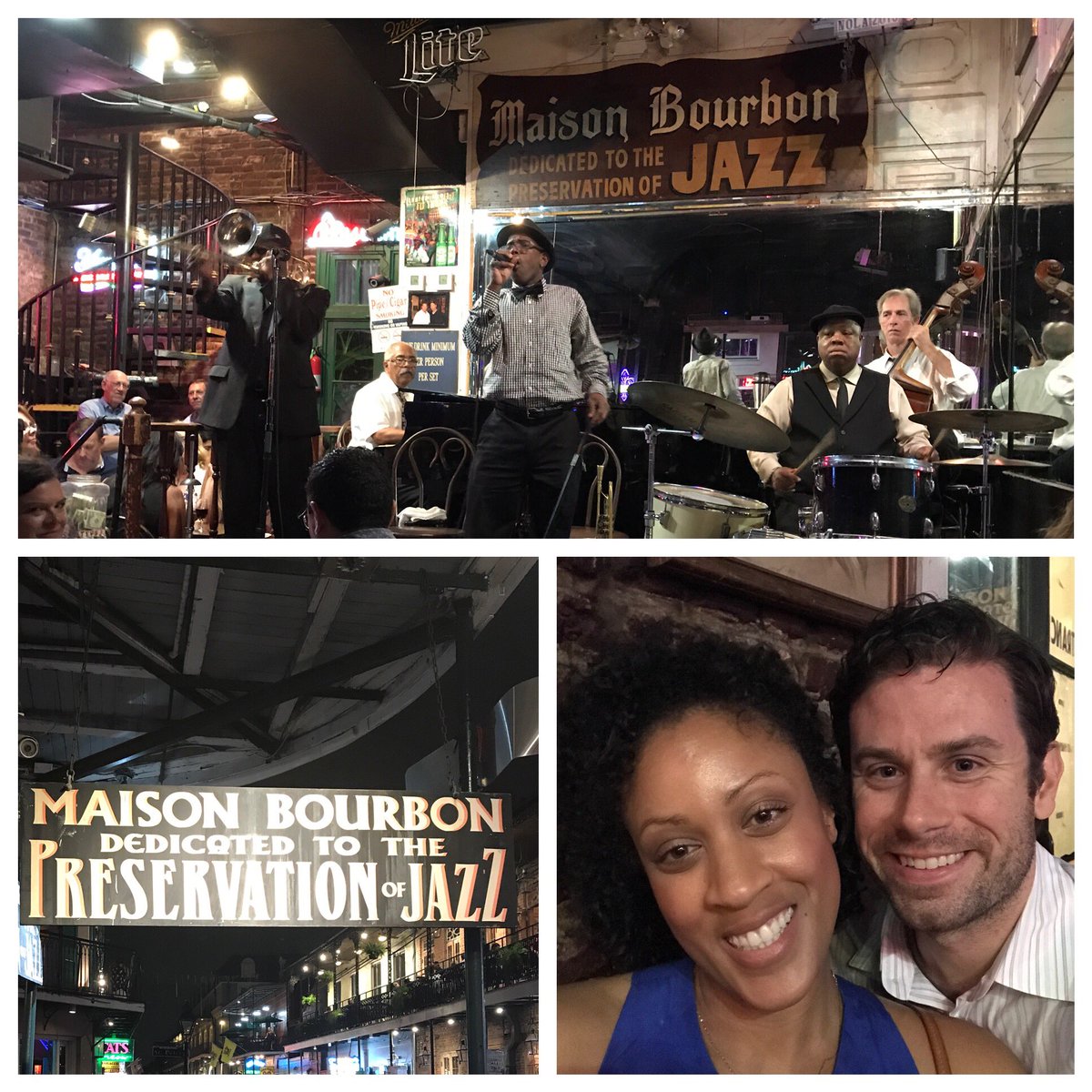Jazz with @CamilleTBagwell at Maison Bourbon