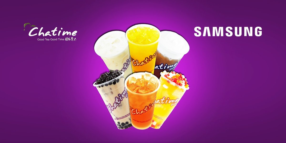 FREE 1 Regular Chatime with 1 topping
Dapatkan terus kejutan dari Samsung Gift Indonesia dan unduh aplikasinya di goo.gl/O025f0