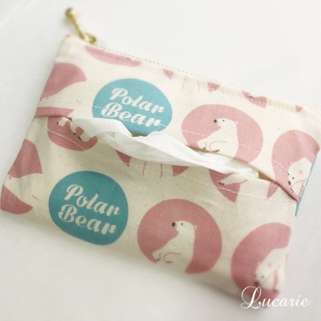 ブログ更新＊ #デコレクションズ #シロクマ柄 #ティッシュケース #ファスナーポーチ #ハンドメイド #handmade #ハンドメイド好きさんと繋がりたい #ミンネ #minne… lucarie.com/cloth/post-208/