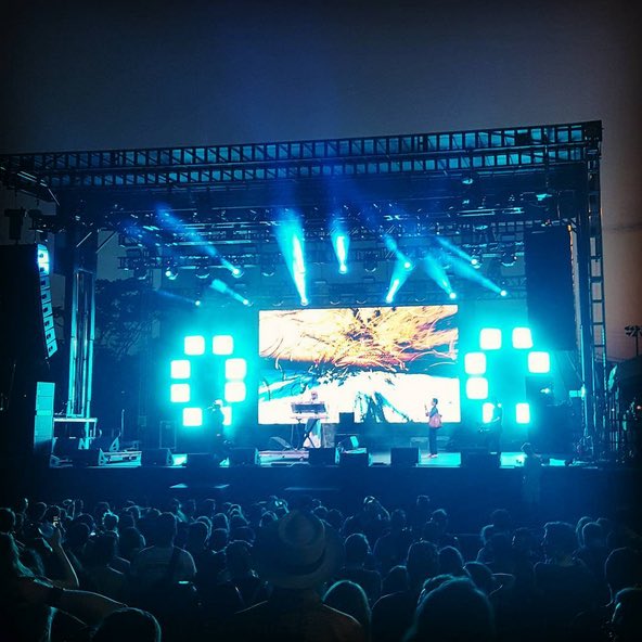 CarolinaDurham's tweet image. Loving this picture of the Motorco stage on Day 1 of #Moogfest2017 (Gabe Webb - JoGaWebb on Instagram). Much more to come tomorrow.
