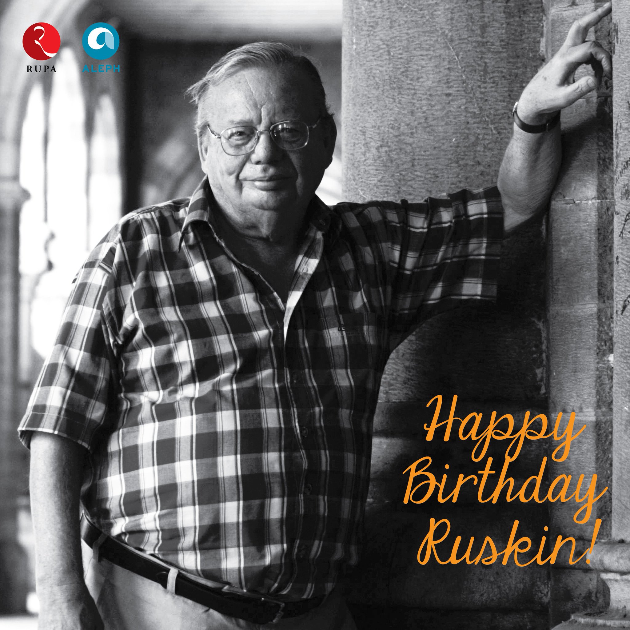 Happy Birthday to India\s favourite storyteller and our beloved author, Ruskin Bond! 