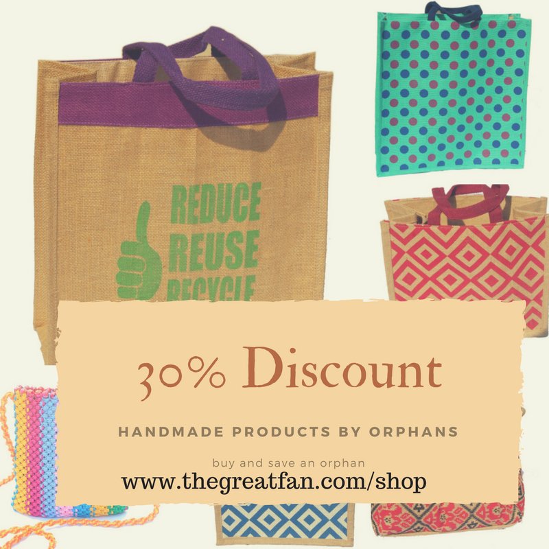 thegreatfans's tweet photo. Flat 30% off on Handmade products by Orphans, buy and save the Orphan Kids please visit https://t.co/bUdYdwXju6 #SaveOrphanKids #thegreatfan https://t.co/5e74gJXjOz