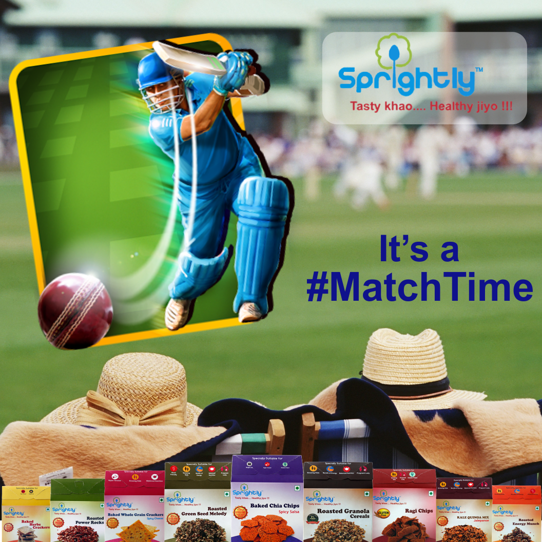 SprightlyFood's tweet photo. It's a match time 
#BakedWholeGrain #RoastedEnergyMunch #RoastedGranola #ragichips #KalaQuinoa #retailsproduct
Visit-https://t.co/iaO8Ce04o3 https://t.co/syeAqfzNUc