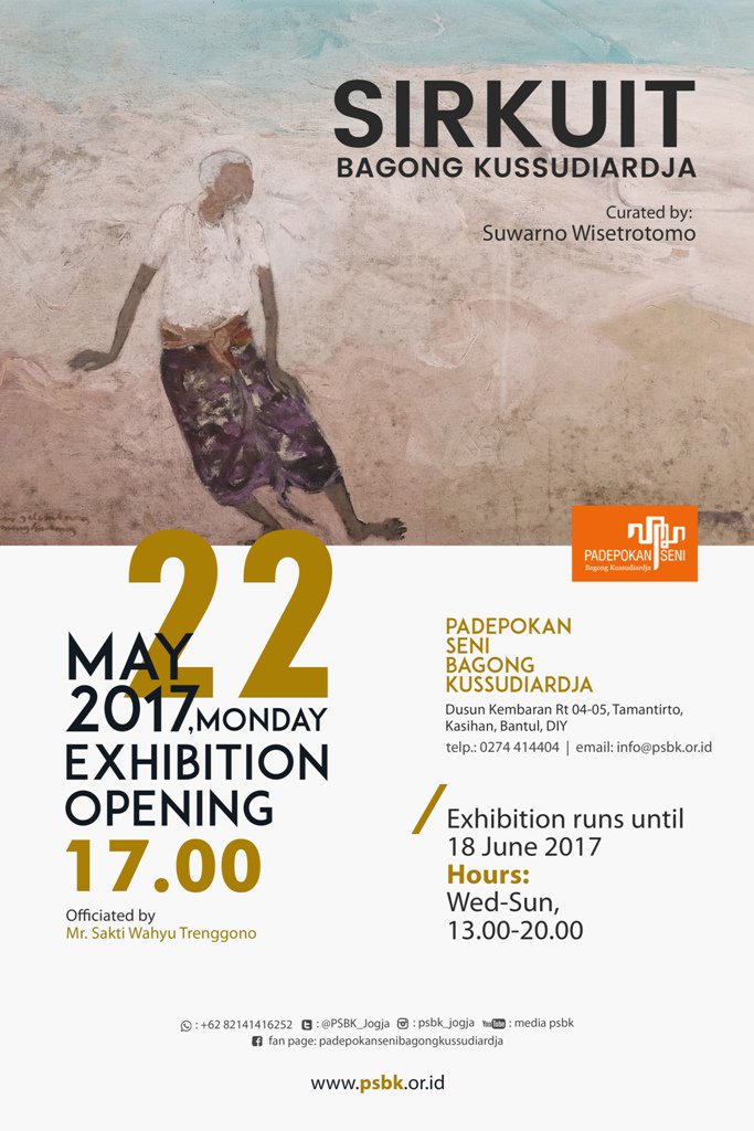 <a href="/JogjaUpdateCom/">JogjaUpdate.COM</a> Senin, 22 Mei 2017 Pkl 17.00 Pembukaan Pameran Bagong Kussudiardja di <a href="/PSBK_Jogja/">Padepokan Seni Bagong Kussudiardja Official</a>
