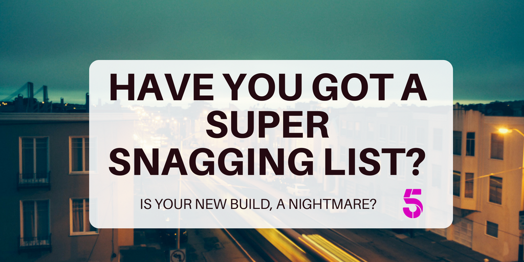 If your new build #snagging list needs a binder and your developer isn't helping we want to hear from you! Email us newbuilds@channel5.com