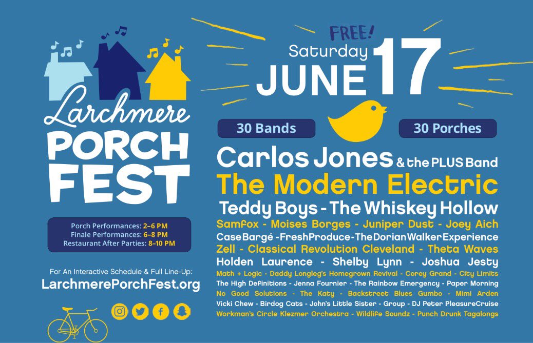 Larchmere PorchFest tweet media