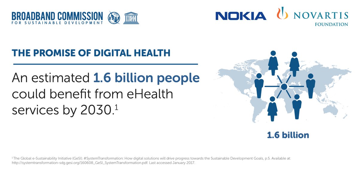 NovartisFDN's tweet photo. Excited to share our @UNBBCom #digitalhealth report w/ @PATHtweets, @gatesfoundation &amp; Ministers at #WHA70 Monday! https://t.co/MLKiWDTnVS https://t.co/xB7ilsARIj