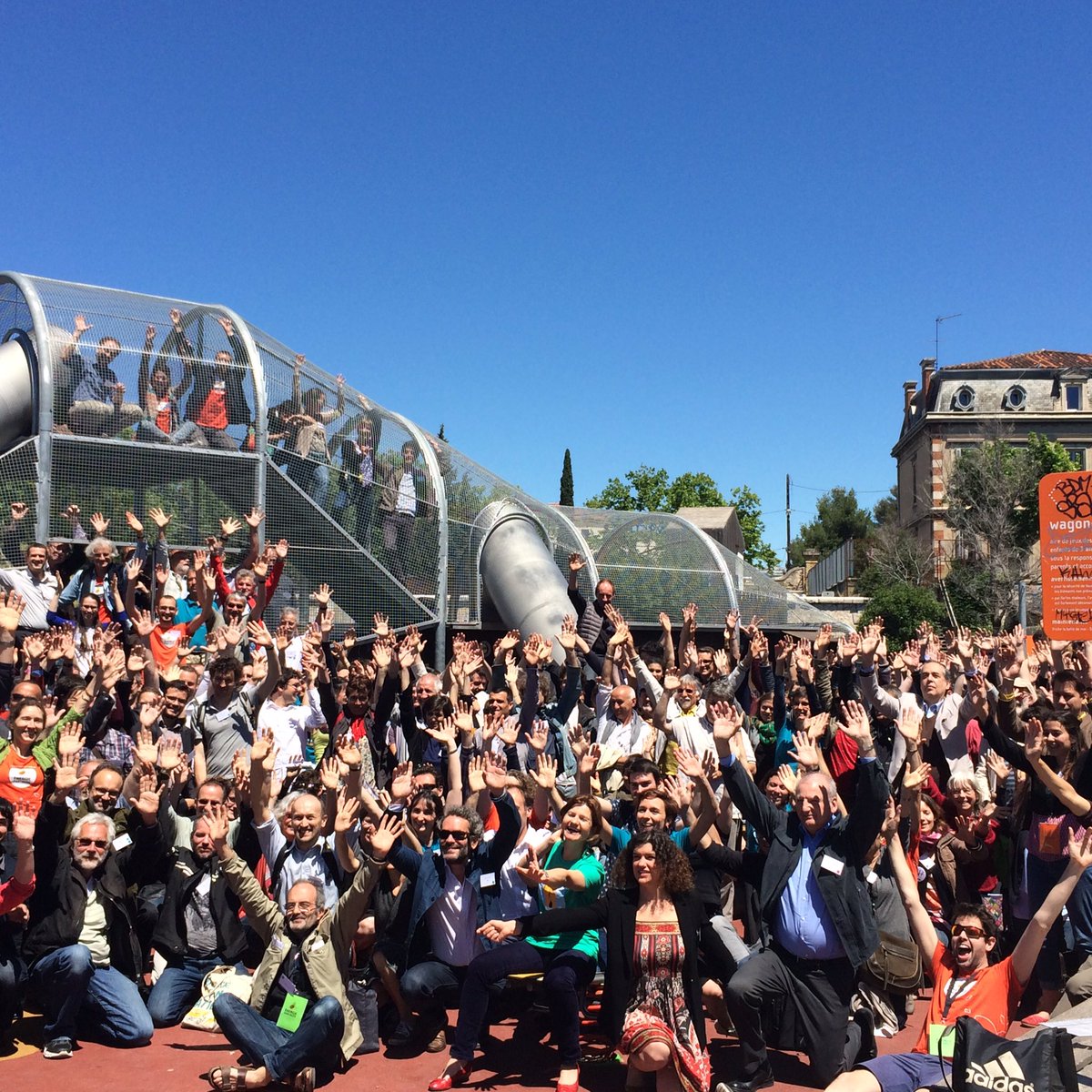 Bonne ambiance aux #RTE2017 : la dynamique commune pour la transition énergétique est bien présente !
