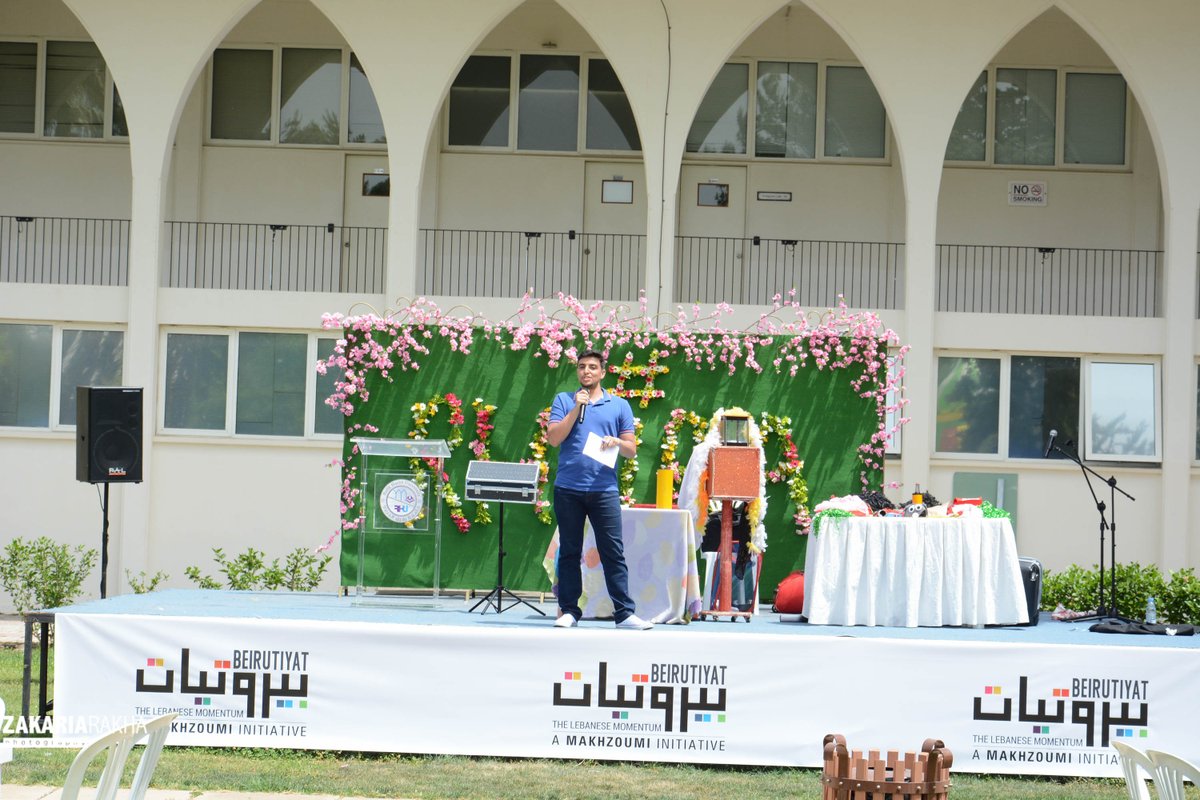 RHUalumni's tweet photo. Thanks to the master of ceremony #MC @MarwanAlHasbini  #SpringOnCampus #RHUAA #May14 #sunday #Lebanon #funday #events #FestivalSeason https://t.co/UDnm9cYbtM