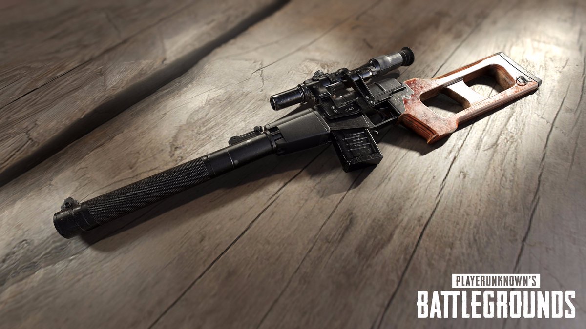 NakanohitoGamin's tweet photo. PUBGにまさかのサプ砂VSSが追加されるようです！ https://t.co/UOg4GsByTv