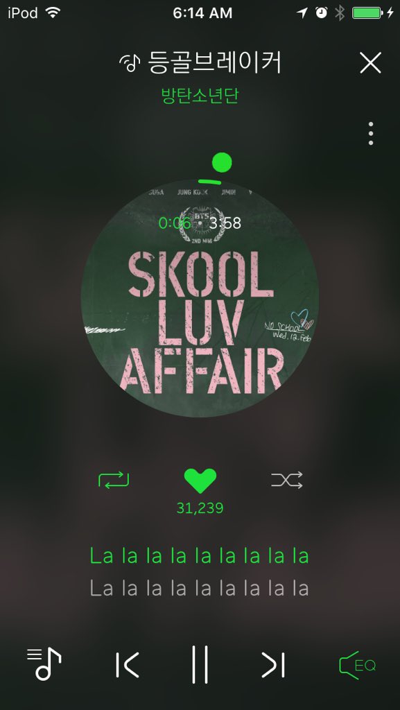 JeanettaCSheehy's tweet photo. #NowPlaying #BTS #SpineBreaker 6am streaming #BTSBBMAs @BTS_twt #breakfastwithBTS #SpineBreakerMelontop50 good morn' https://t.co/XvjMvb0xSp