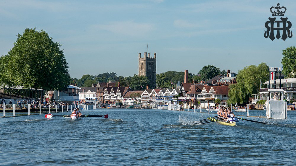 HenleyRegatta's tweet photo. One of the most iconic views in rowing since 1839 #HRR17 https://t.co/pjlzo1B53Z
