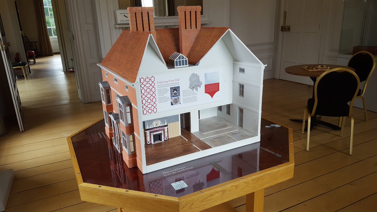 I love this doll's house model of <a href="/Forty_Hall/">Forty Hall Estate</a> isn't it beautiful? On display in our Chamber room. We also have some games in here to play!