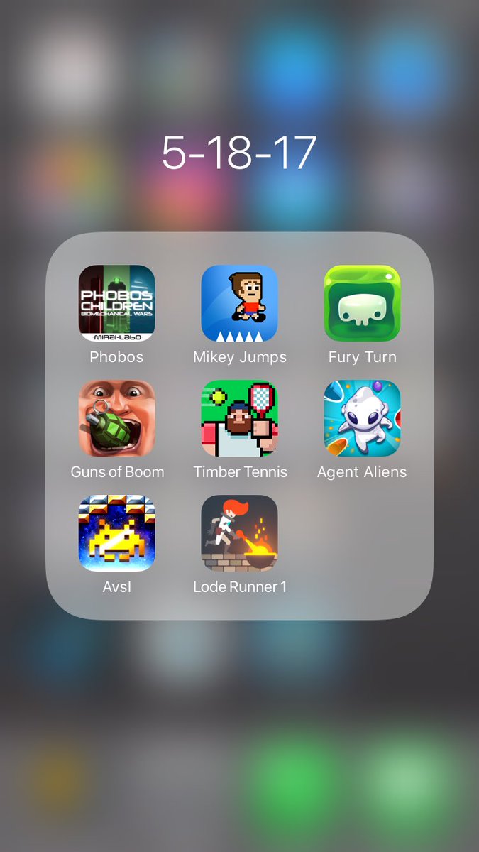Mike_AKD's tweet image. Here&apos;s this week&apos;s #NewiOSgames folder - so far. Threw #MikeyJumps in there because it got a huge #ContentUpdate. #iOS #iOSgame #NewGames