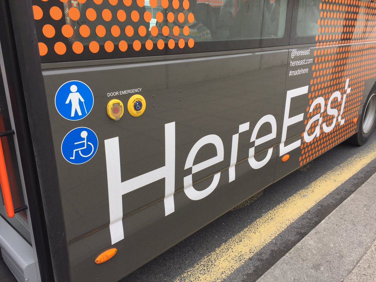 BenCole9's tweet photo. Great when your @HereEast @lborolondon bus is there waiting for you - personalised travel #likeuber #onlybetter https://t.co/rQidwn8zTm