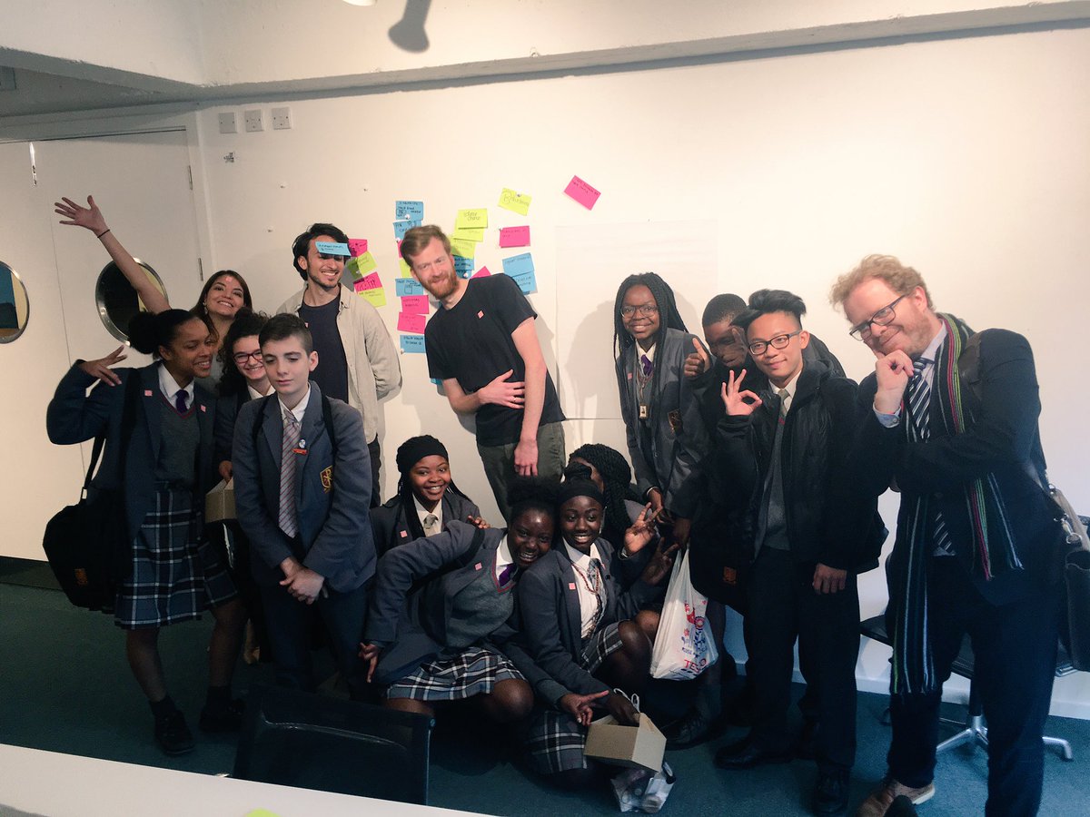 LimitlessGenHQ's tweet photo. Our students had the pleasure of spending the morning @ideo practising #creativeconfidence 

A speical thanks to @matt_speaks 👏🏾 https://t.co/Te7Z14mn1T