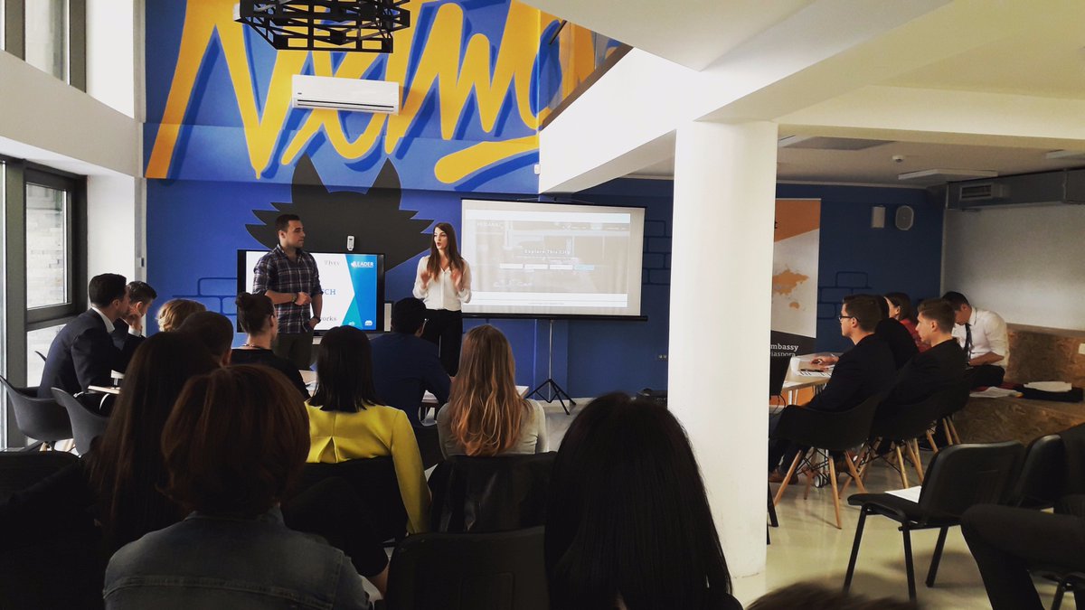 WeAreNetworks's tweet photo. Slušamo posljednje prezentacije #LeaderProject @restart__ba @iveybusiness.
#WeAreNetworks #ivey #BusinessSchool #McCann #Akta #ASAPrevent https://t.co/f6gEP11W6o