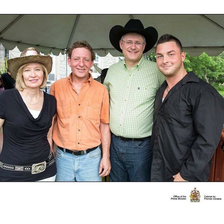 JEDTHEBULL's tweet photo. JED at the former  Prime Ministers for a Birthday Bash #stephenharper #JED #mechanicalbull #ottawa @stephenharper https://t.co/ru8fIgv5DC