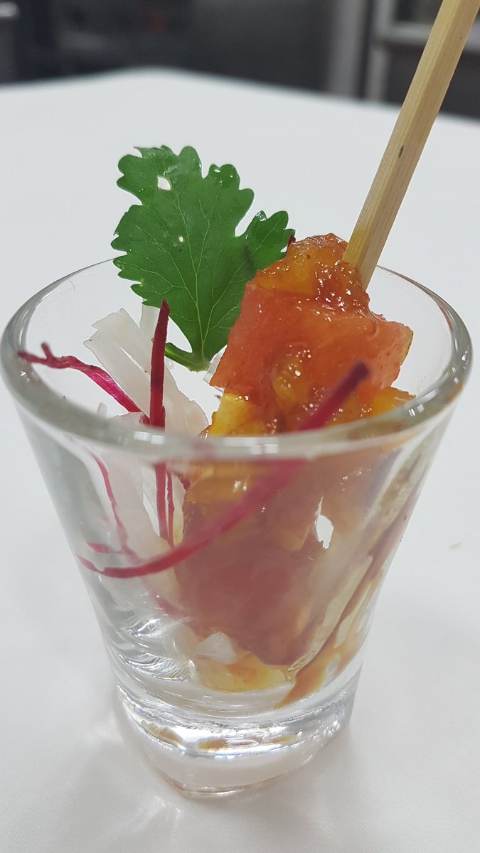 Chefsandeepk's tweet photo. Saffron amuse bouche #TridentExperiences @TridentHotels  @TridentGurgaon https://t.co/mVZZjhzoIC