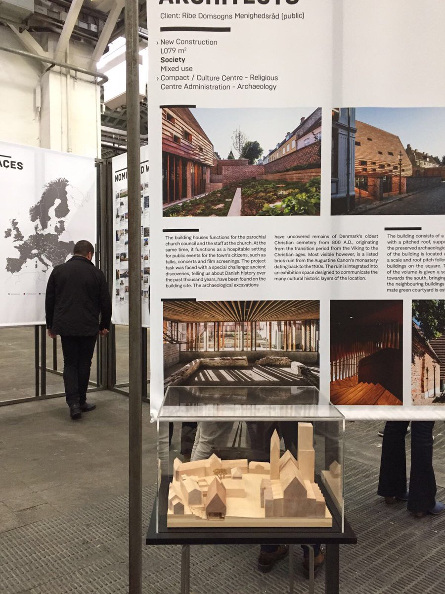 FundacioMies's tweet photo. La #SetmanaArquitectura arrenca amb la inauguració de l'exposició de l'#EUMiesAward2017 al Palau Victòria Eugènia! @COACatalunya @ArquinFAD https://t.co/78RlQ3CyTM