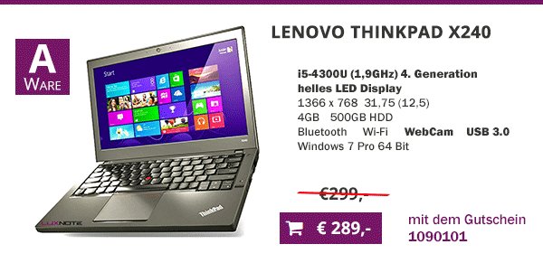 LuxnoteH's tweet photo. Der mobile Alleskönner! #Lenovo #ThinkPad #X240 bei #Luxnote unschlagbar günstig - #TanzindenMai #Angebote https://t.co/KWtHJ2C3Ma https://t.co/B7DsjrDRnf