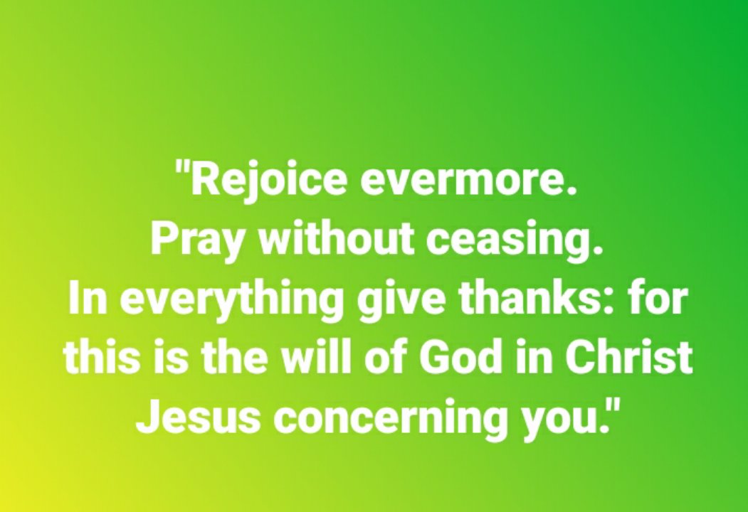 Idaretoblossom's tweet photo. #CombatDepression with 1 Thessalonians 5:16-18 KJV
REJOICE. PRAY. GIVE THANKS
Thank the Lord for how far He has carried you
#beyondbipolar https://t.co/UCeqiEz62L