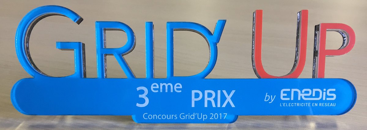 ffly4u's tweet photo. Hier, nous étions au concours #GridUp organisé par @enedis ! Et nous sommes revenus avec un trophée 🏆👇#IoT #Startup https://t.co/6ULlZ6lbpD
