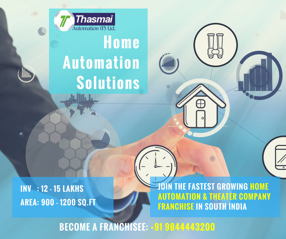FranchiseBazaar's tweet photo. It's Time to Owning a #SmartHome Automation Franchise #Opportunity, then make a deal with #Thasmai #AutomationSolutions #Franchise #India https://t.co/mh6qxSMcg7