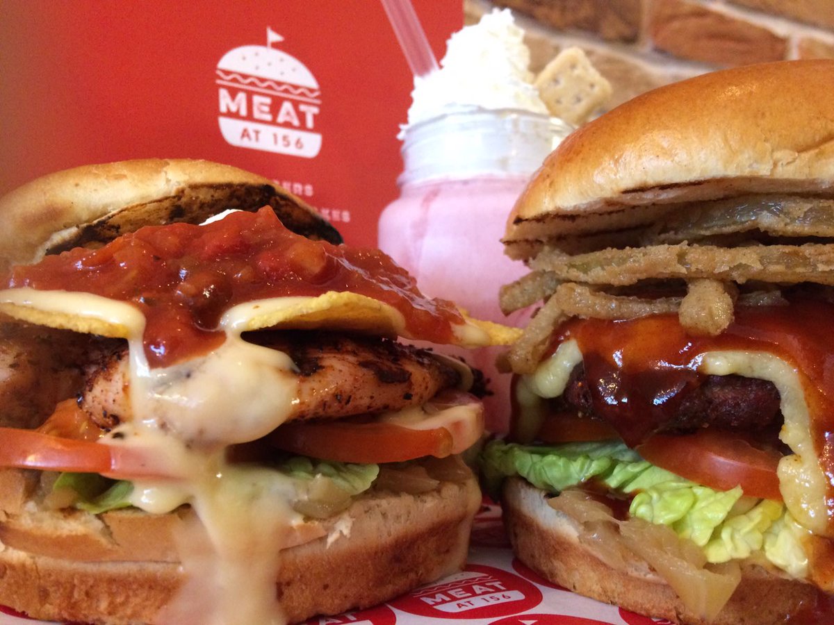 Double Trouble - Take on the Amigo or the Texan this Weekend!! 🍔💪

#MeatAt156 #CityRoad #Burgers #DinningOut #Halal #BurgersSteaksandShakes
