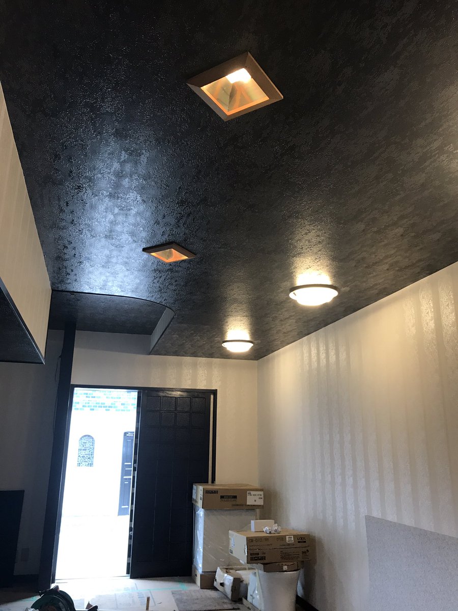くろーばー 壁紙 天井 綺麗になってきました ﾟ オープンまで１ヶ月きりました 上尾 桶川 スナック 内装工事 カウンター T Co Gk871zhasx Twitter