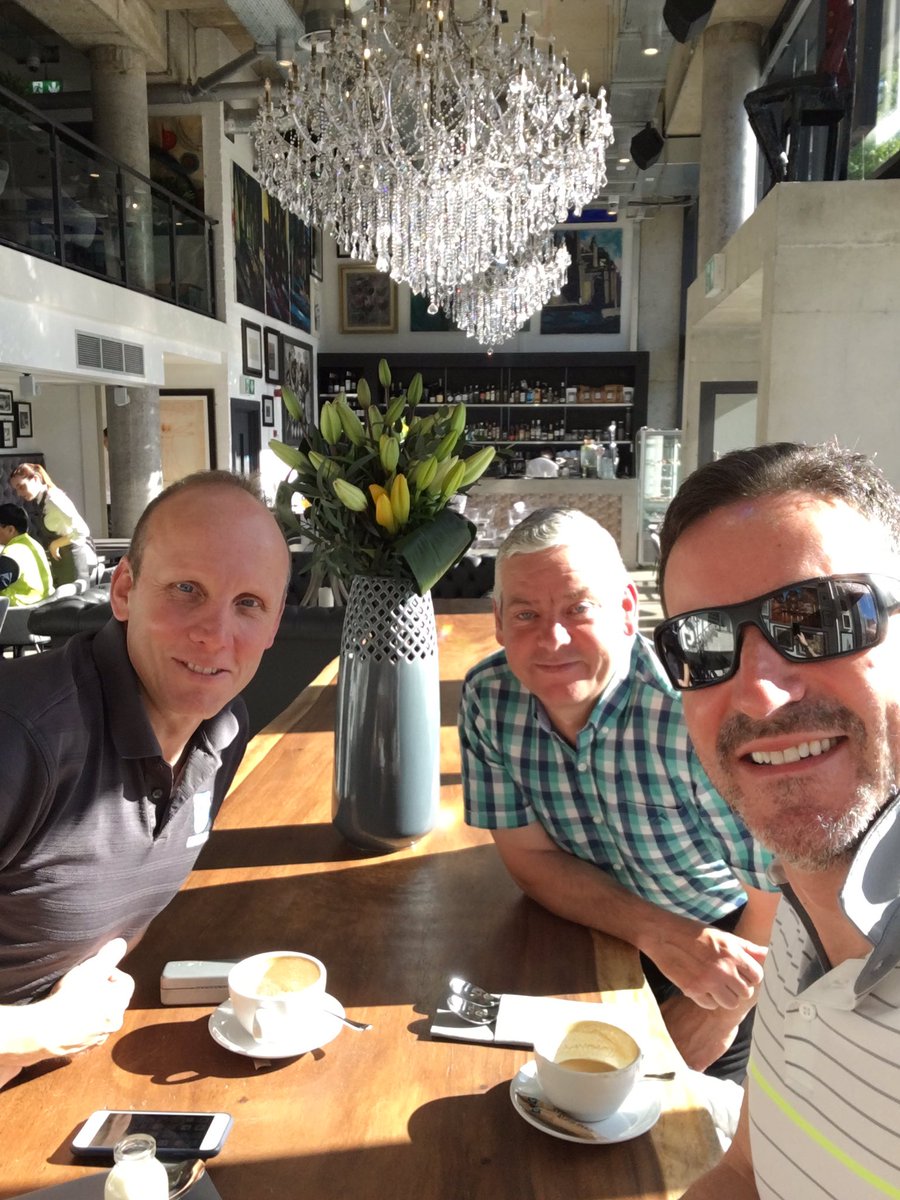 GaryJMcCausland's tweet photo. Amazing coffee ☕️ @gallerybelfast before @U105radio golf with @MJBreakfast @MaryPetersTrust 🏌🏻🏌🏻‍♀️⛳️ https://t.co/vvQvaM8tZo