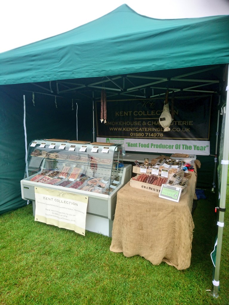 KentDining's tweet image. All set up at #Tenterden #foodanddrindfest #charcuterie