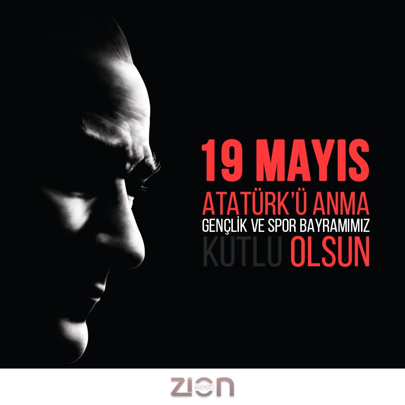 19 Mayıs Atatürk'ü Anma, Gençlik ve Spor Bayramımız kutlu olsun!
#19Mayıs1919