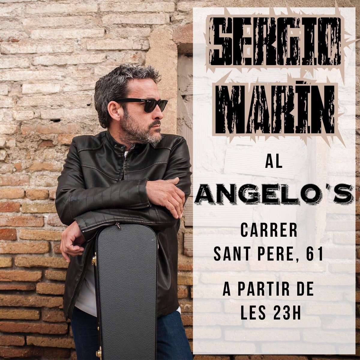 AngelosTerrassa's tweet photo. Canvi de plans pel dissabte, malauradament hem d'anular el concert d'Atòmic Leopards, però el gran Sergio Marín vindrà a substituir-los!!! https://t.co/YQg89Fdckg